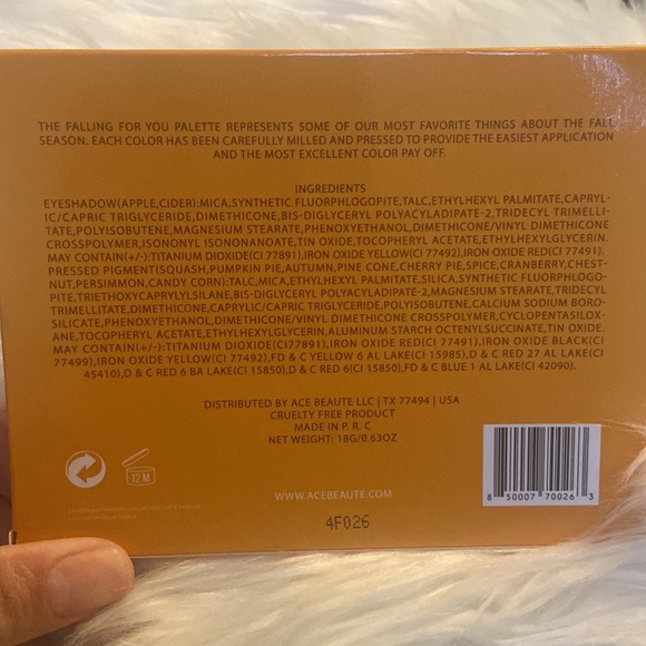 NIB ACE BEAUTE Falling For You Palette  Retails: $35 - Picture 3 of 5